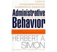 Administrative Behavior Herbert A. Simon (Auteur)