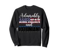Admirablement nationalités Mixtes américaines et estoniennes Sweatshirt