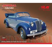Admiral Cabriolet, Allemand WWII Passenger Voiture 1:24 Plastique Model Kit Icm