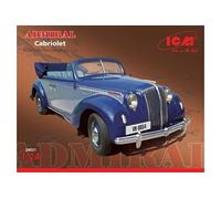 ICM Kit maquette Opel Admiral Cabriolet Plastique Échelle 1/24