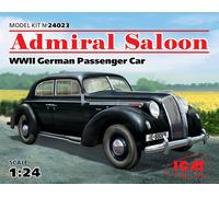 Admiral Saloon, Allemand WWII Passenger Voiture 1:24 Plastique Model Kit Icm
