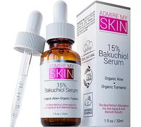 Admire My Skin Sérum Bakuchiol - Sérum naturel au rétinol pour soins de la peau - Meilleure alternative pour anti-âge, anti-imperfections - Sérum facial anti-rides sans cruauté envers les animaux