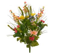 Admire par la nature artificielle Dahlia Morning Glory et Ranunculus and Blossom remplissements mixtes Bush-30 tiges pour le restaurant de mariag