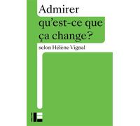 Admirer Qu'est-ce que ça change? - Hélène Vignal - Labor Et Fides - broché - Essai