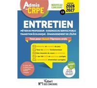 Admis au CRPE 2026-2027 - Epreuve orale d’admission L3 - Motivation, se projeter dans le métier enseignant, transmettre et incarner les valeurs de la République Toutes les clés de la réussite - Marc L