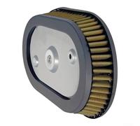 Admission Air Oval pour Moto pour touring 2017+ Admission Air | Installation directe pour modification, remplace d'origine facilement, idéal mise à niveau rapide(Yellow)
