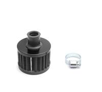 Admission D'air Froid Filtre Filtre À Air Universel Voiture 12 Mm Couvercle De Tige De Soupape De Filtre De Reniflard De Carter Mini Reniflard D'admission D'air Froid(Le noir)