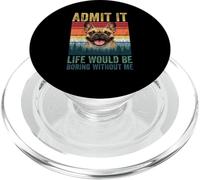 Admit It Life Would Be Boring Without Me French Bully PopSockets PopGrip pour MagSafe