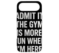 Admit It The Gym is More Fun When I’m Here Gym Motivation Coque pour iPhone Air