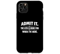 Admit It The Gym is More Relief When I'm Here Fun Cardio Coque pour iPhone 11 Pro Max