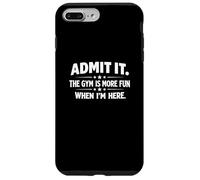 Admit It The Gym is More Relief When I'm Here Fun Cardio Coque pour iPhone 7 Plus/8 Plus
