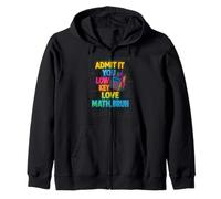 Admit It You Low Key Love Math Funny Nerdy Algèbre Géométrie Sweat à Capuche