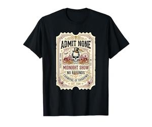 Admit None Midnight Show No Skull Hat Re Carnival Halloween T-Shirt