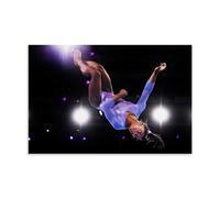 ADMLIE Simone Biles Poster classique sur toile pour décoration de salon 30 x 45 cm