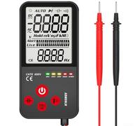 ADMS9LN Multimètre numérique, 6000 points TRMS avec affichage à 3 lignes et alerte V, testeur d'électricien automatique pour tension AC/DC (ADMS9LN)