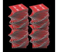 Admygo 120 Pièces Double Face Extra Fort, Ruban Adhésif Double Face, avec la Technologie avancée, Adhésif de montage pour intérieur & extérieur,30mmx30mm