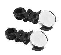 ADMYTHGB 2 pièces Support de Corps furtif magnétique en métal pour Voiture RC, Support Invisible à Fort Aimant avec Design en Anneau, Compatible avec Traxxas HSP SCX10 D (Noire)