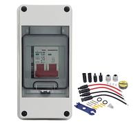 ADMYTHGB Interrupteur d’Isolation électrique photovoltaïque DC 500 V, Interrupteur de Coupure DC pour installations PV, Interrupteur de Charge DC Solaire étanche IP65 avec Couvercle (Aay)