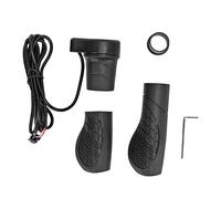 ADMYTHGB Poignée d’accélérateur à torsion pour vélo électrique à main gauche, modèle 76X SM, commande de vitesse sans fil pour e-bike et scooter, guidon de 22,2 mm compatible avec les