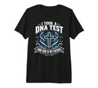 ADN chrétien Foi Croix Dieu est Mon père T-Shirt Haut de Gamme