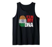 ADN Drapeau de l'Inde Pays Empreintes digitales Cadeau Débardeur