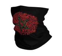 Adn Marocain Drapeau du Maroc Homme Femme Echarpe Tête Pirate Microfibre Décoration Faciale Unique Headwrap pour Ski Randonnée Course À Pied