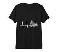 ADN Séquençage Nucléotidique électrophérogramme ECG T-Shirt Haut de Gamme
