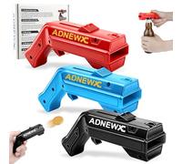 ADNEWX Ouvre Bouteilles de Bière, Ouvre-bouteille de Pistolet 3 Pcs | Style Mécha Cap Gun Décapsuleur de Tireur de Lanceur Drôle pour Bar Fête Cadeau Homme Original, Jeux de Capsules