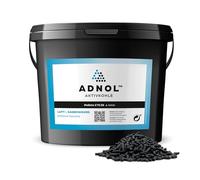 ADNOL® CTC30 Granulés de charbon actif 20 l en charbon pour la purification de l'air et le nettoyage du gaz, par exemple pour hottes aspirantes, diamètre 4 mm utilisable comme
