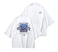 ADO World Tour 2025 Merch Kimono Femme/Homme Unisexe été Manches Courtes Kimono T-Shirt Streetwear Top, Style-4, XXL