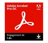 Adobe Acrobat Pro | 1 Utilisateur | 1 an | PC/MAC | A télécharger