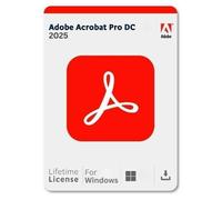 Adobe Acrobat Pro 2025 (Windows) - Logiciel Préactivé, Activation Perpétuelle - En Téléchargement - 1 PC - Non compatible Mac -