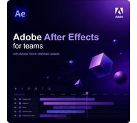 Adobe After Effects for teams with Adobe Stock standard assets 1 - 9 Utilisateur(s)