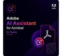 Adobe AI Assistant for Acrobat for teams EDU 1 - 9 Utilisateur(s)