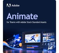Adobe Animate for Teams with Adobe Stock Standard Assets 1 - 9 Utilisateur(s)