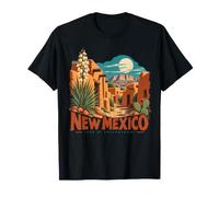 Adobe Courtyard Yucca Desert Moon, Nouveau-Mexique T-Shirt