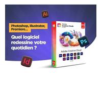 Adobe Creative Cloud 2026 - All Apps - Abonnement - 1 mois - Licence Officielle Adobe - Windows / Mac