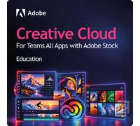 Adobe Creative Cloud for teams All Apps with Adobe Stock EDU 1 - 9 Utilisateur(s)