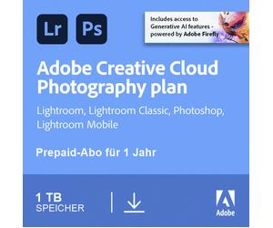 Adobe Creative Cloud Photography Plan 1 TB