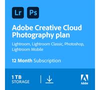 Adobe Creative Cloud Photography Plan 1 To de Stockage en Cloud 1 Utilisateur - 1 An - (Windows/Mac) - NL| ✅Black Friday
