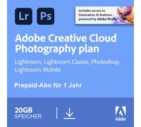 Adobe Creative Cloud Photography Plan 20 GB