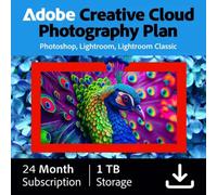 Adobe Creative Cloud Photography Plan - stockage cloud de 1 To - 24 mois/1 appareil - Multilingue (PC/Mac)