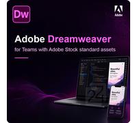 Adobe Dreamweaver for teams with Adobe Stock standard assets 1 - 9 Utilisateur(s)