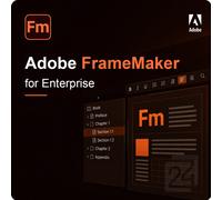 Adobe FrameMaker for Enterprise Gouvernment (GOV) 1 - 9 Utilisateur(s)
