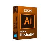 Adobe Illustrator 2024 (Windows) - Licence Définitive / 1 PC - Version Complète - À Télécharger
