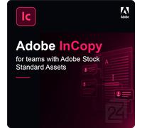 Adobe InCopy for Teams with Adobe Stock Standard Assets 100+ User
