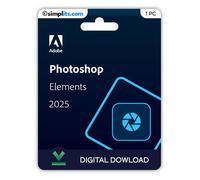 Adobe Photoshop Elements 2025 (Windows) - Activation Perpétuelle - À télécharger - 1 PC - Non compatible Mac