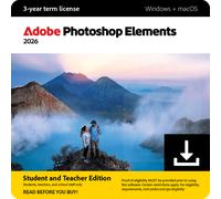 Adobe Photoshop Elements 2026 - EDU/GOV EDU 1 - 9 Utilisateur(s)