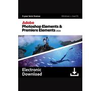 Adobe Photoshop Elements 2026 & Premiere Elements 2026 (3-Year Term) Key EUROPE