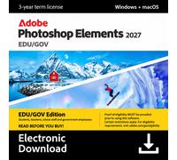 Adobe Photoshop Elements 2027 - EDU/GOV EDU 1 - 9 Utilisateur(s)